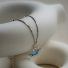 Graceful Ballerina Enamel Pendant Necklace – 925 Sterling Silver